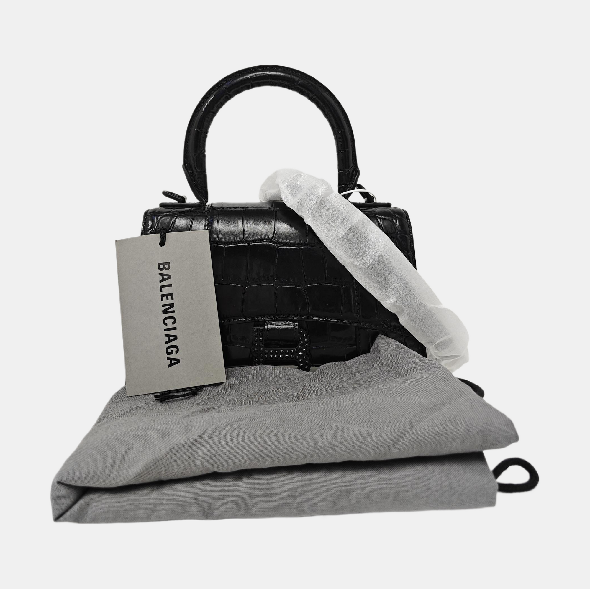Hourglass XS Calfskin Black
