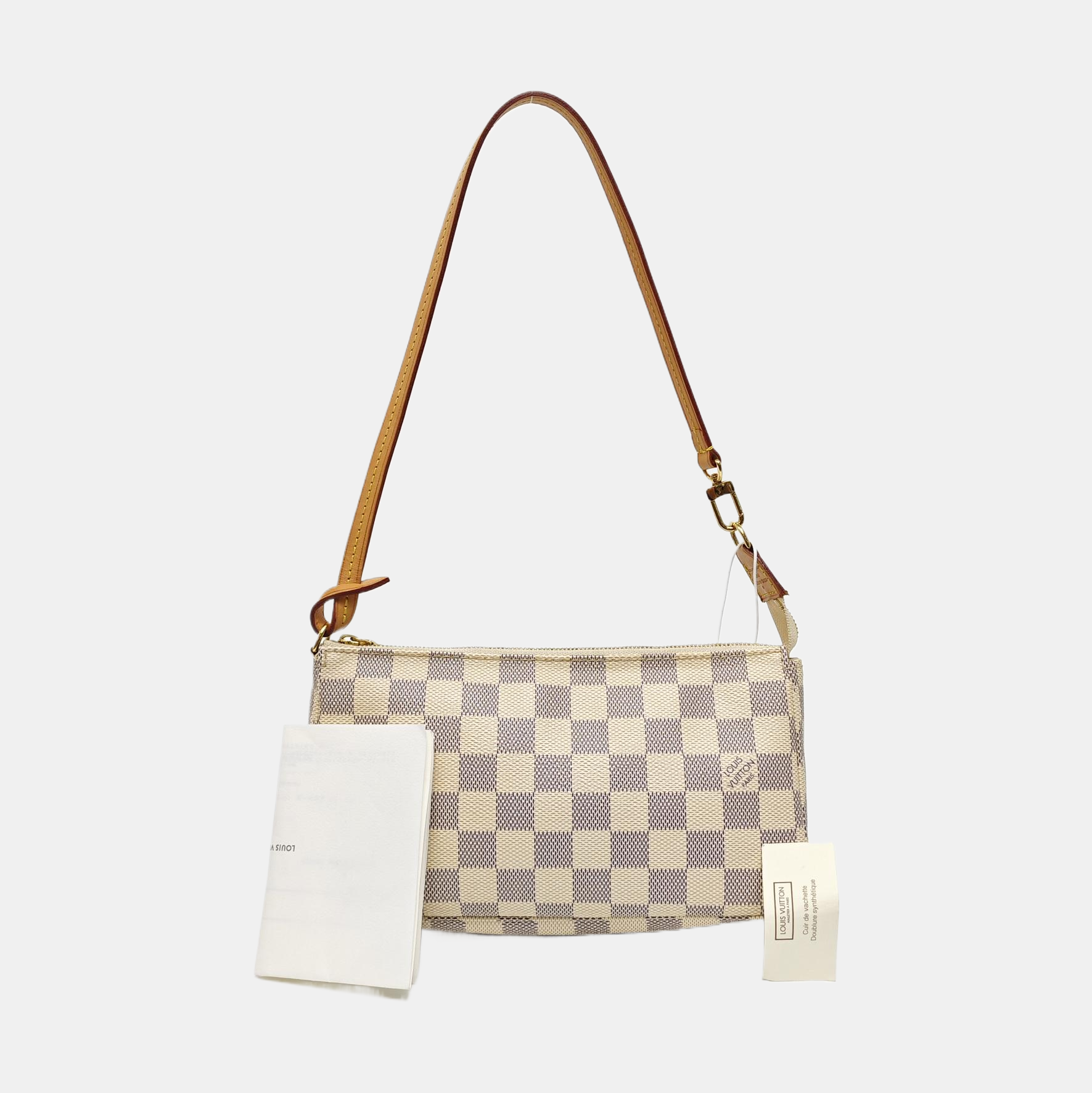 ACCESSOIRES GM Damier Azur Coated Canvas White