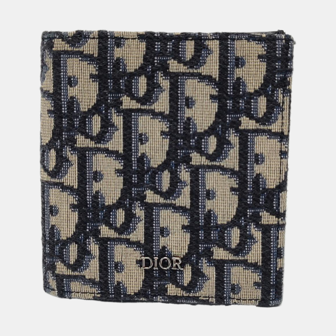 Oblique Canvas Wallet Blue