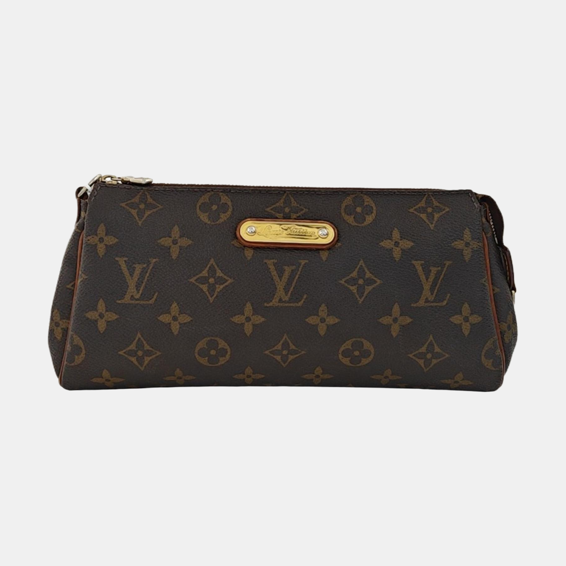 EVA Monogram Coated Canvas Brown