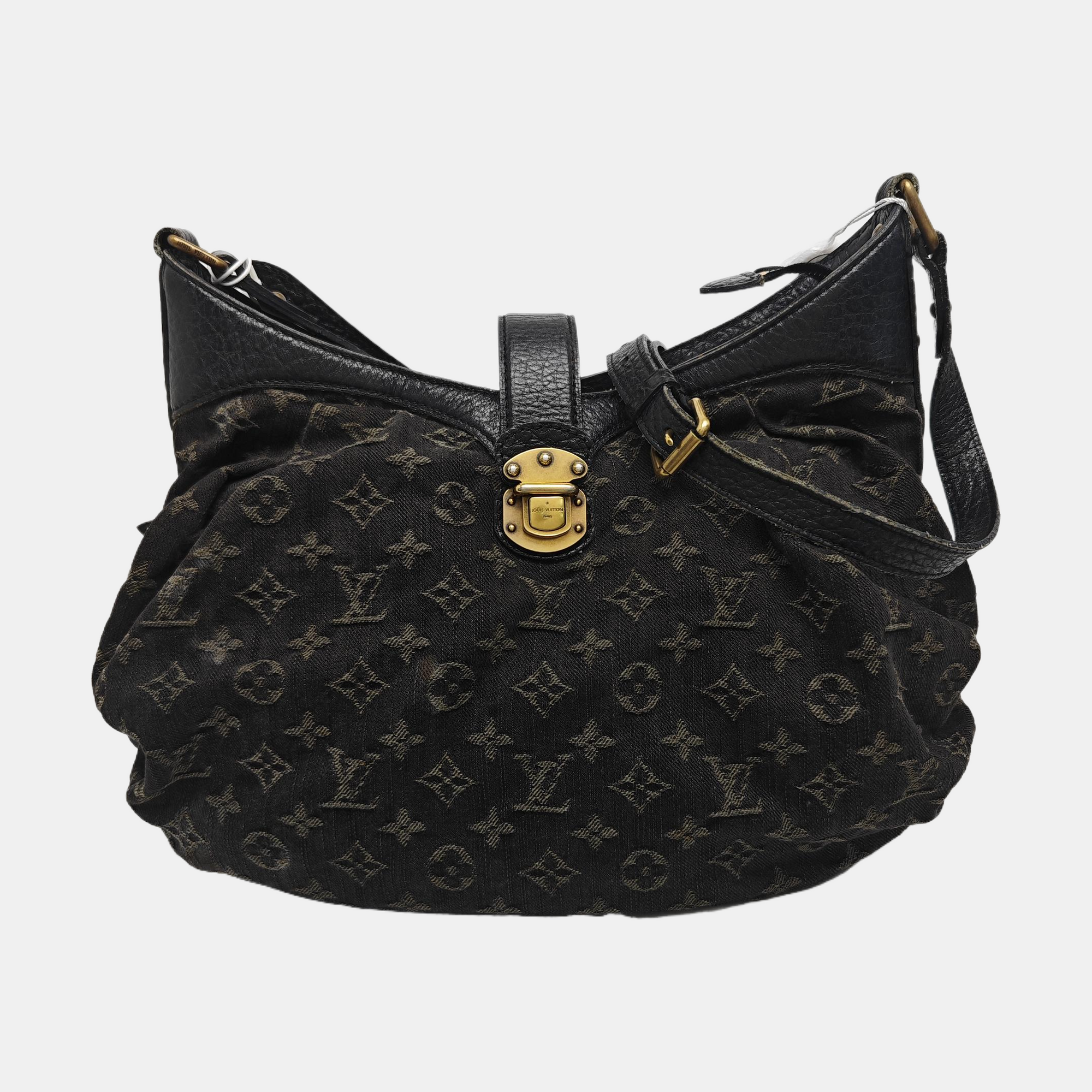 SOLAR Monogram Denim Black