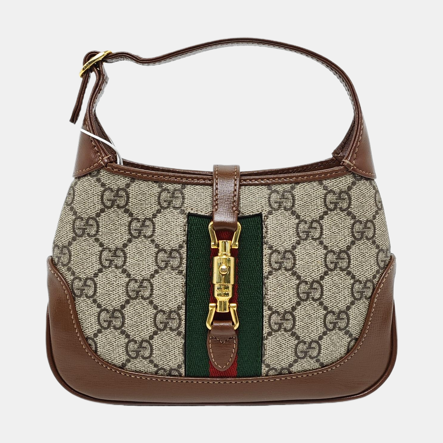 Jackie 1961 Mini Monogram Coated Canvas Beige
