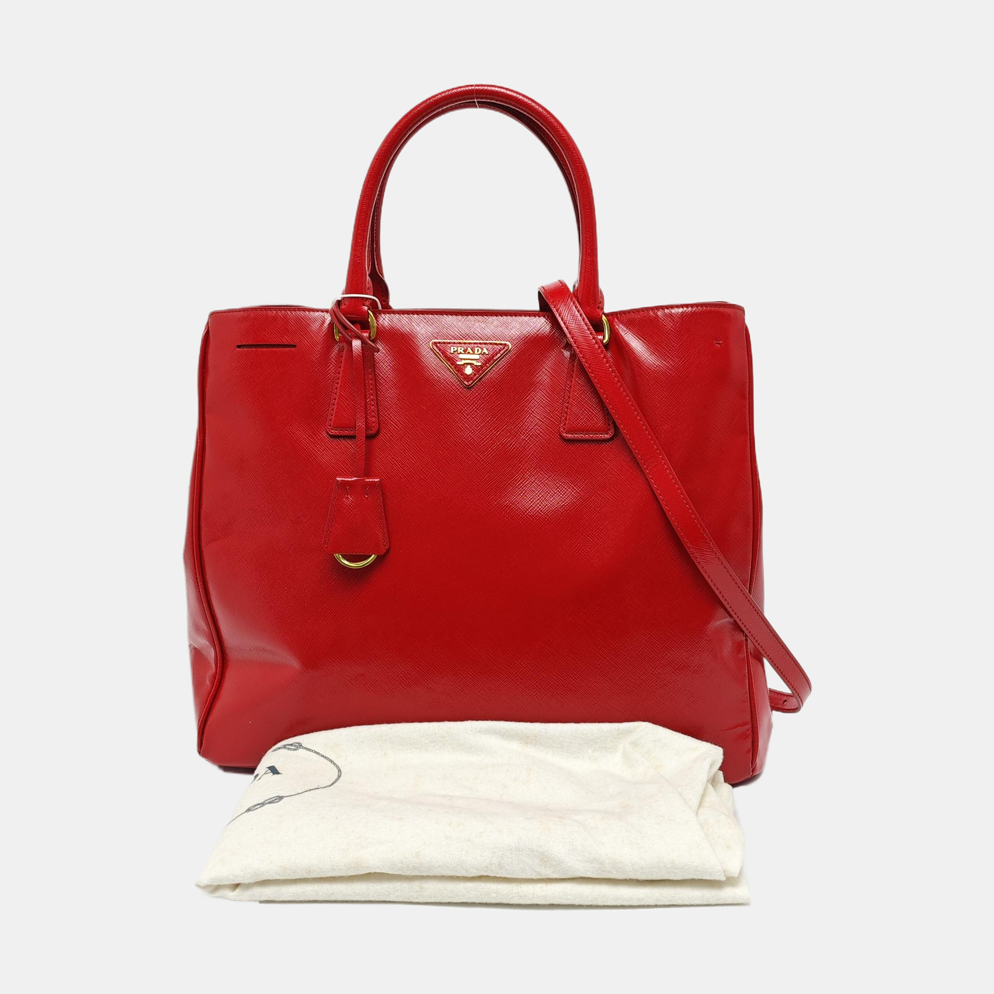 Galleria Saffiano Calfskin Red