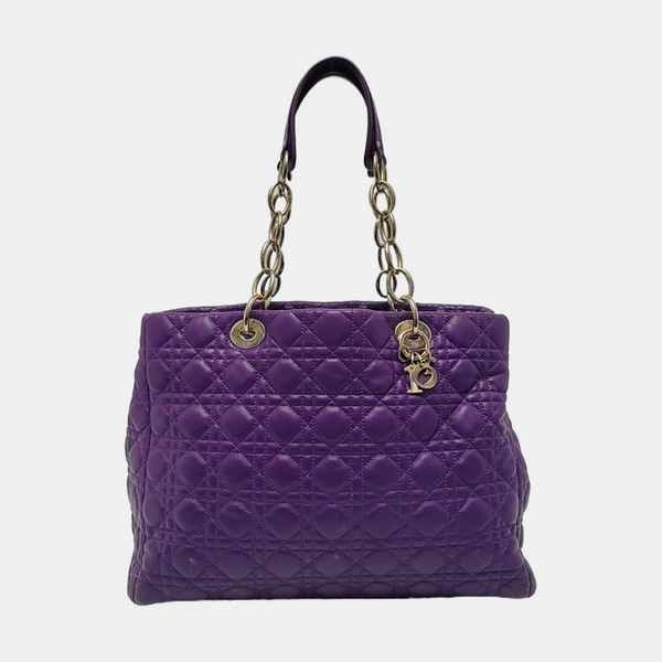 Dior Soft Cannage Calfskin Purple