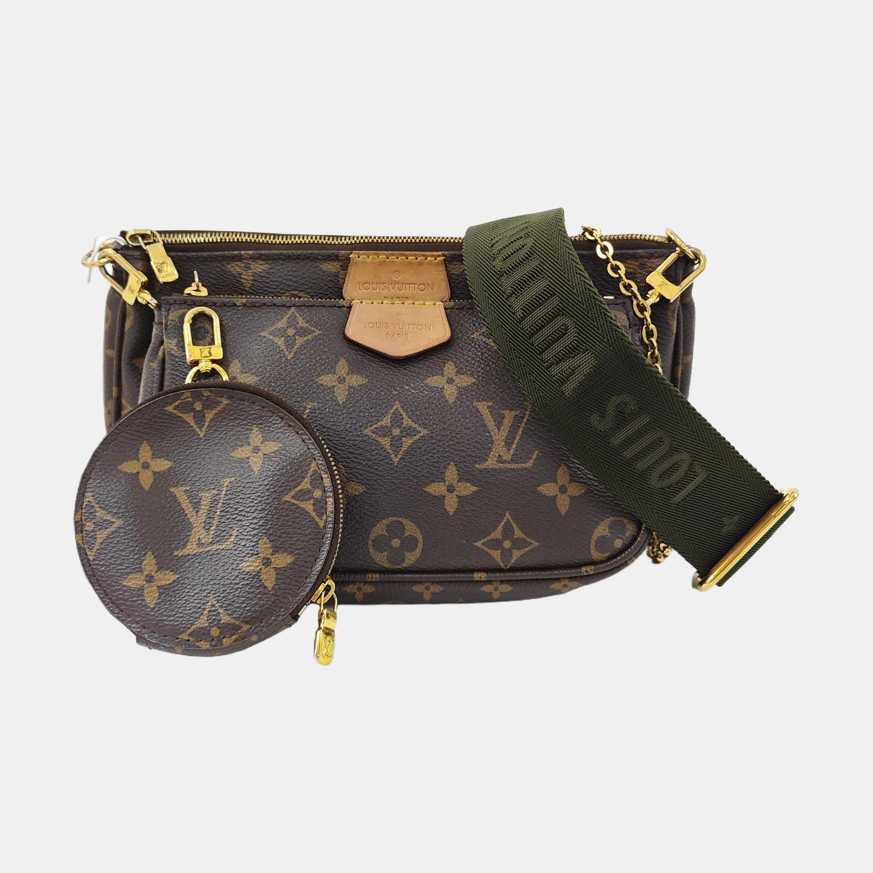 MULTI Monogram Coated Canvas Brown