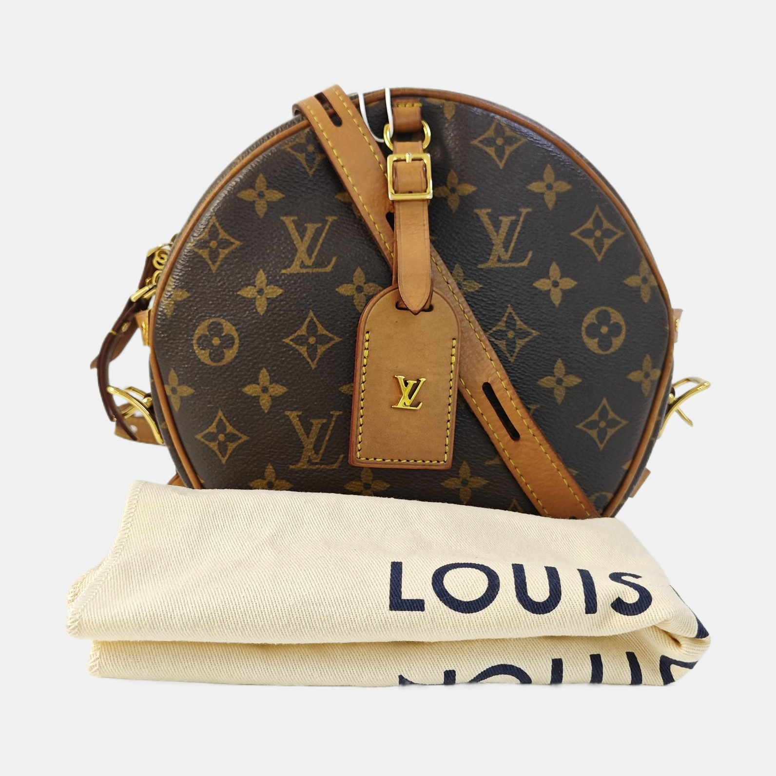 BOITE CHAPEAU MM Monogram Coated Canvas Brown