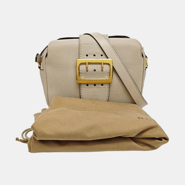 Buckle Calfskin Beige