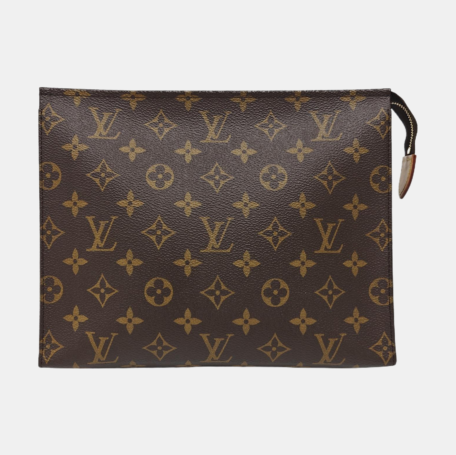 TOILET POCKET 26 Monogram Coated Canvas Brown