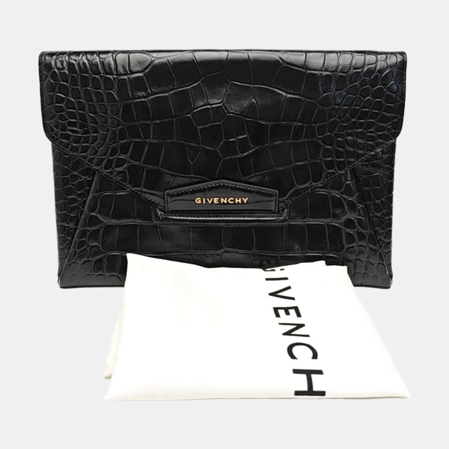 Calfskin Clutch Black