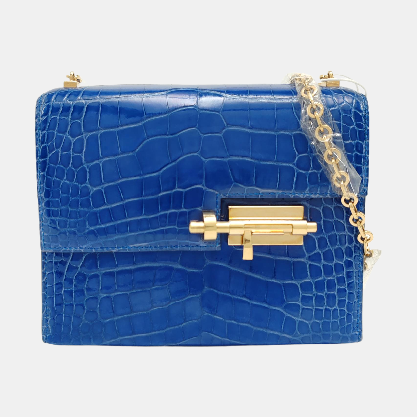 Verrou 17 Shiny Porosus Crocodile Blue
