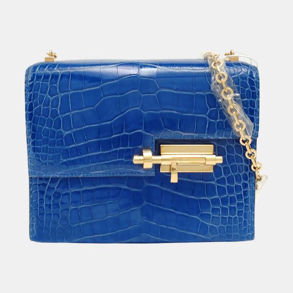 Verrou 17 Shiny Porosus Crocodile Blue