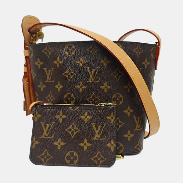 ALL IN Monogram Coated Canvas Brown