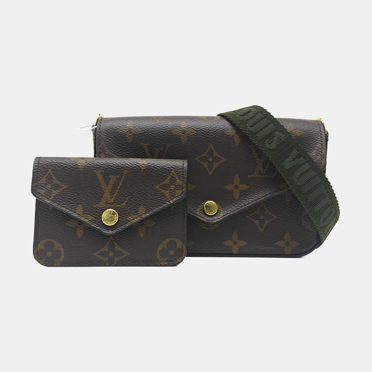 FÉLICIE Monogram Coated Canvas Brown