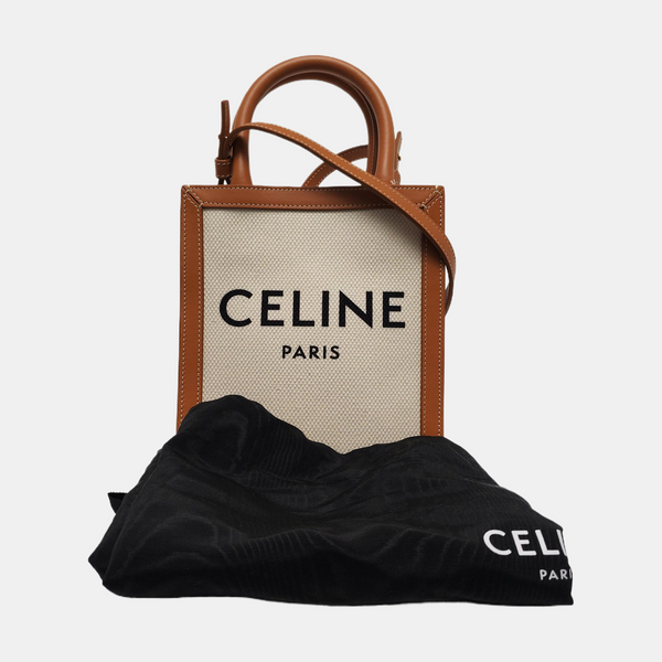 CABAS CELINE Mini Canvas White