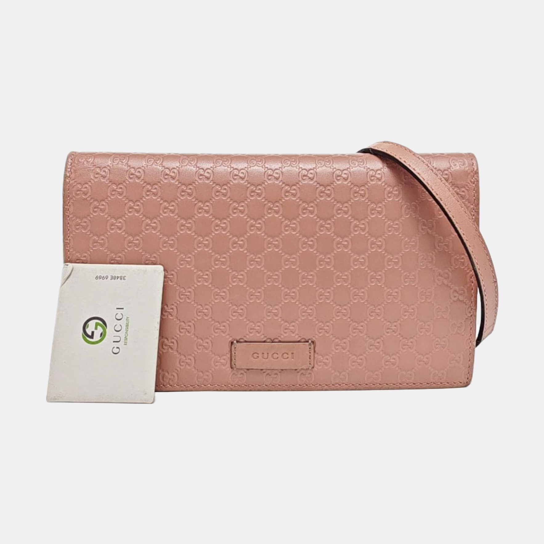 Microguccissima Monogram Calfskin Pink