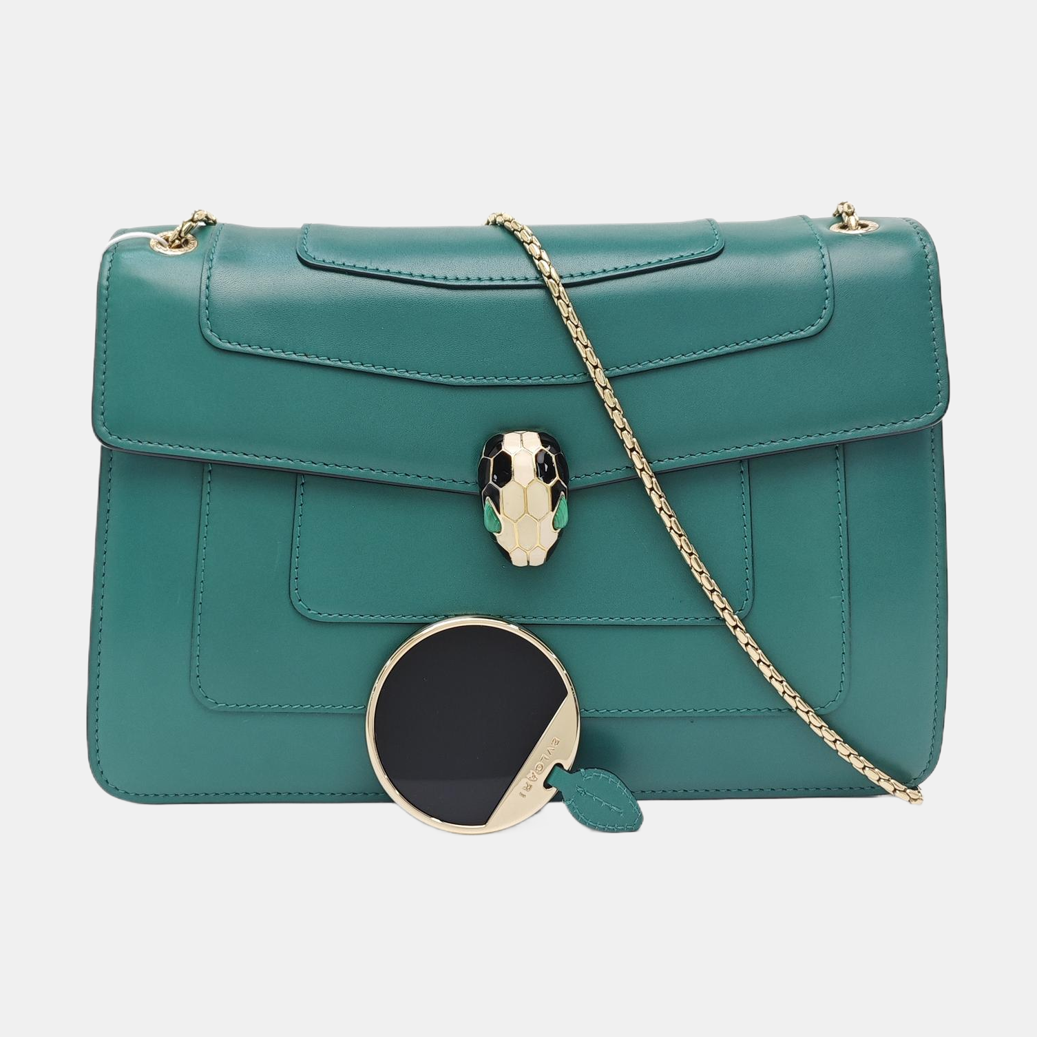 SERPENTI FOREVER Medium Calfskin Green