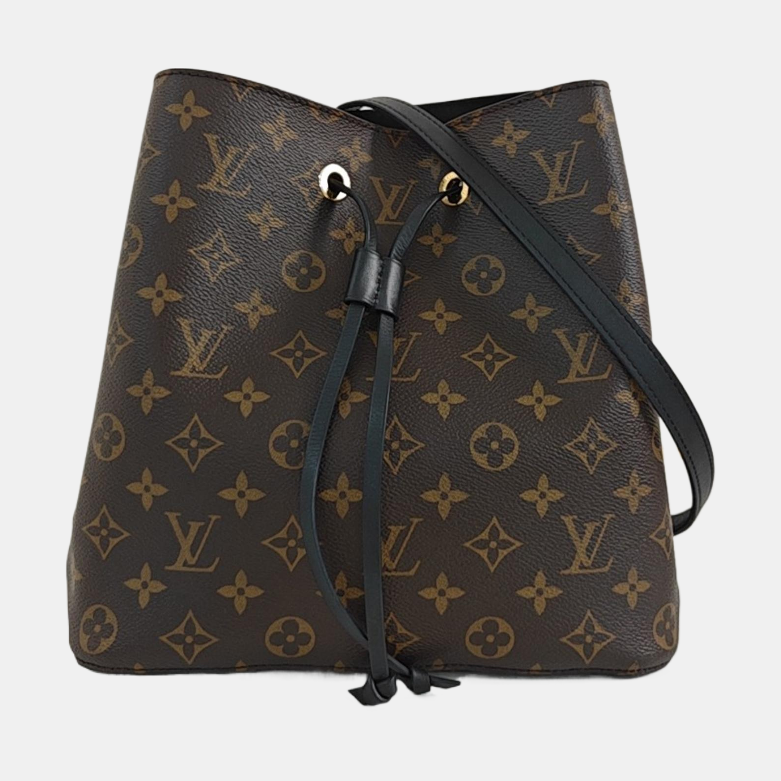 NÉONOÉ MM Monogram Coated Canvas Brown