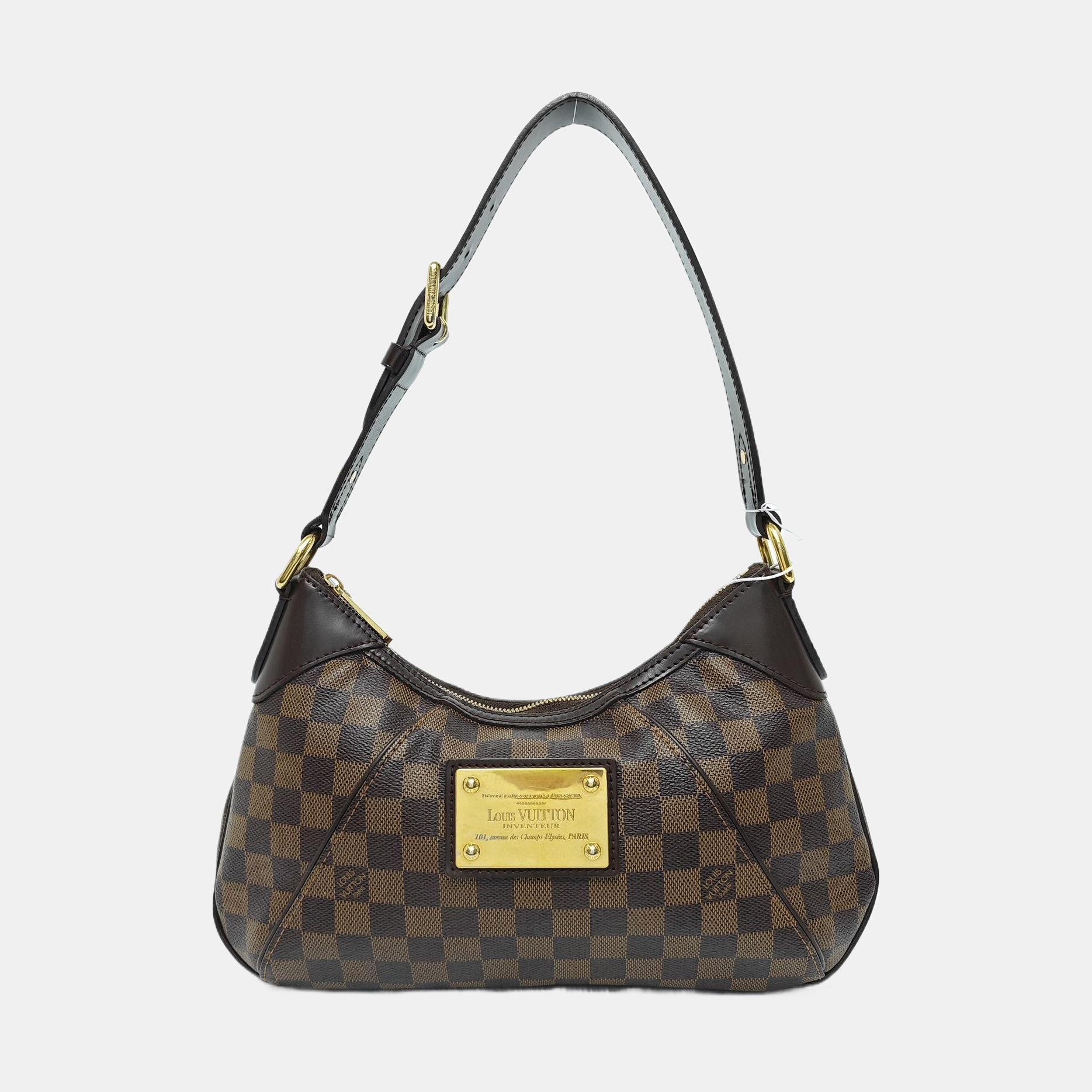GALLIERA Damier Ebene Coated Canvas Brown