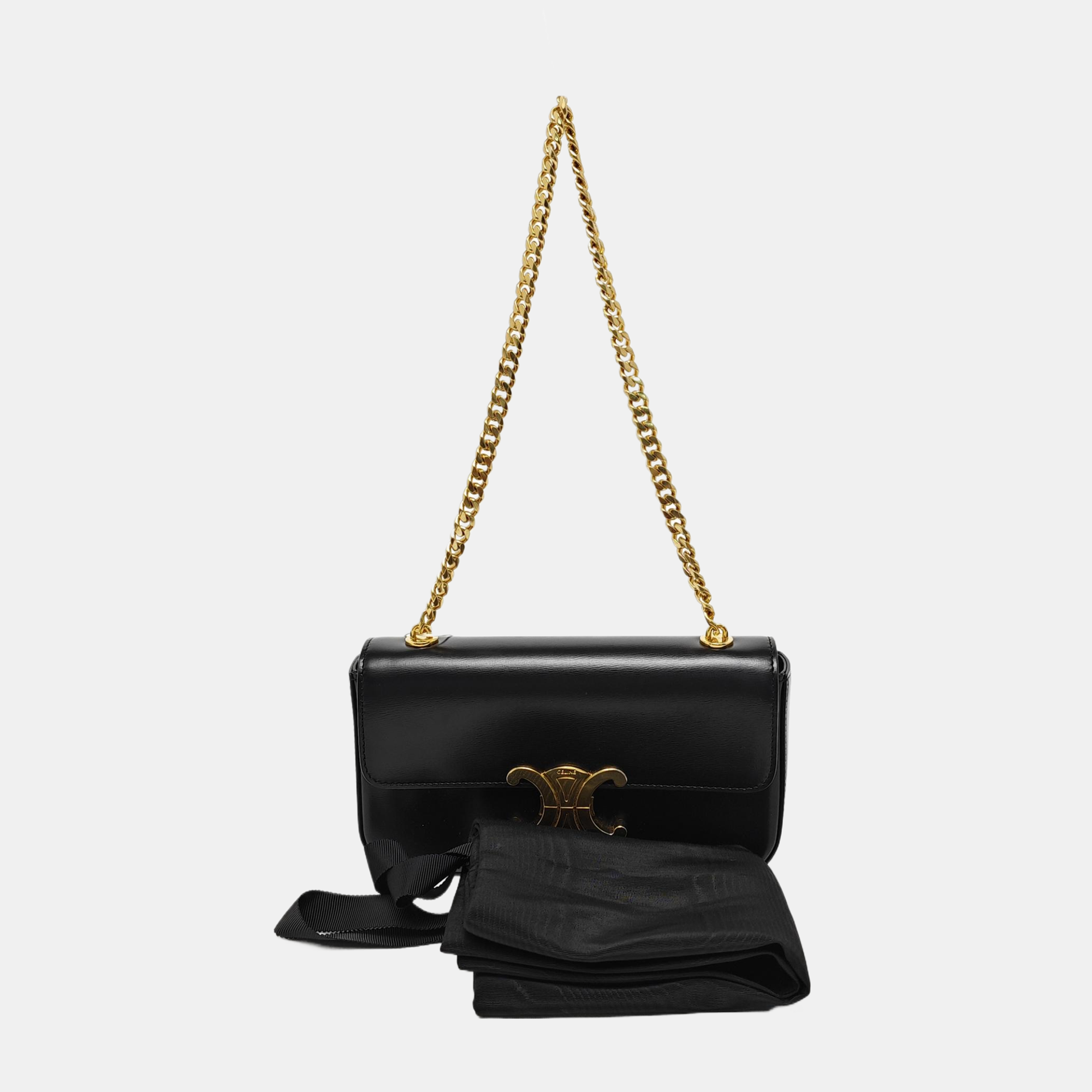 CLAUDE Calfskin Black