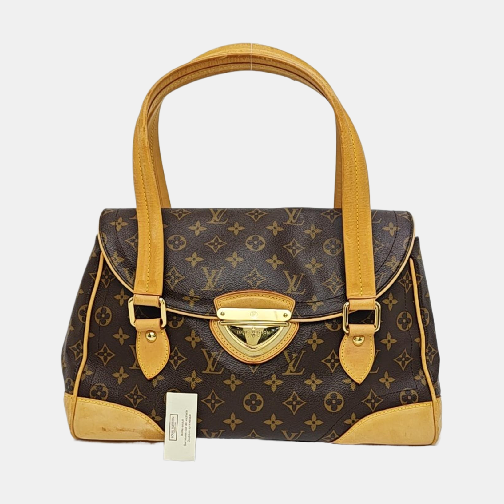 Lona Estampada Monogram BEVERLY Marrón
