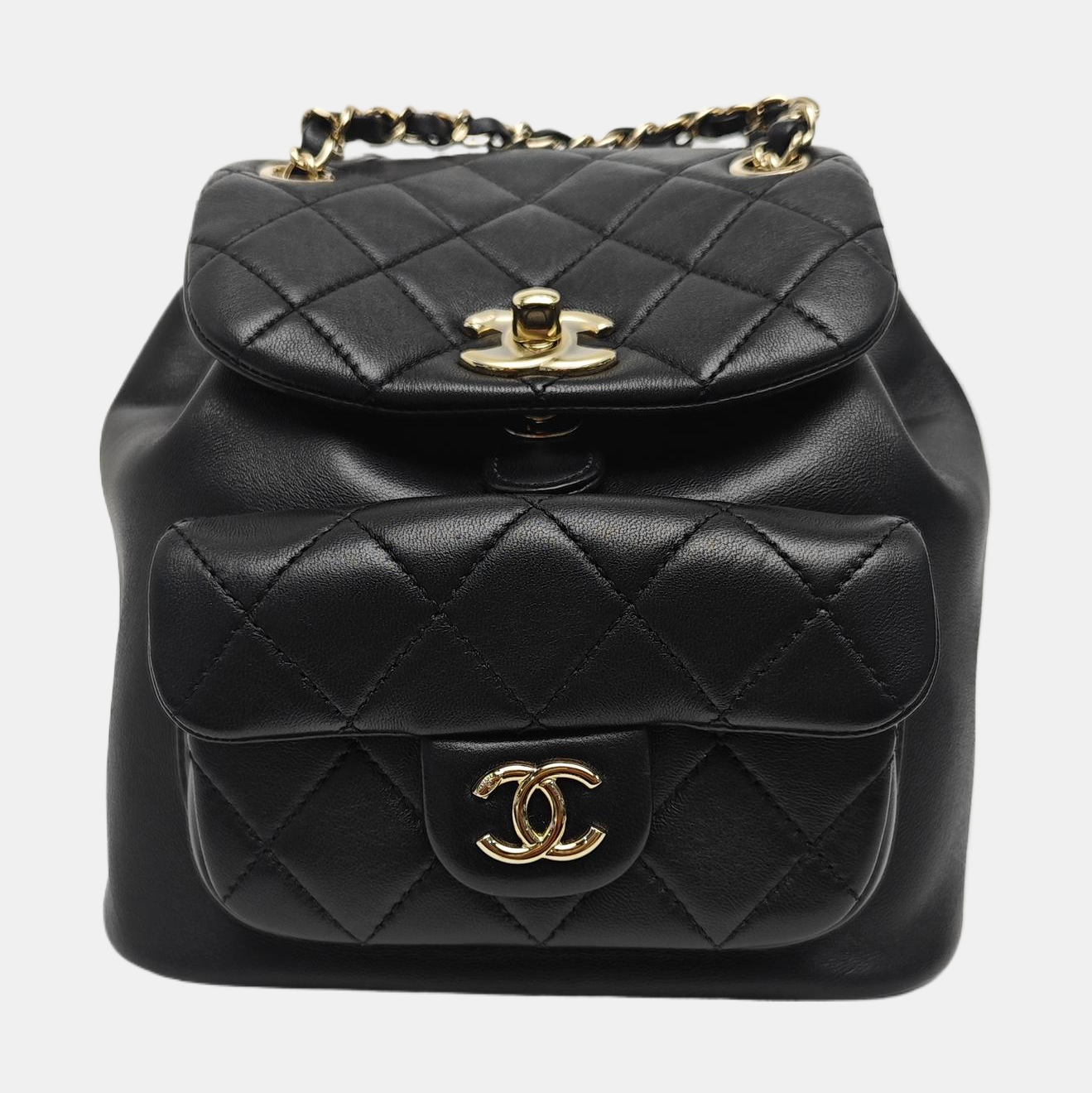 DUMA Quilted Lambskin Black