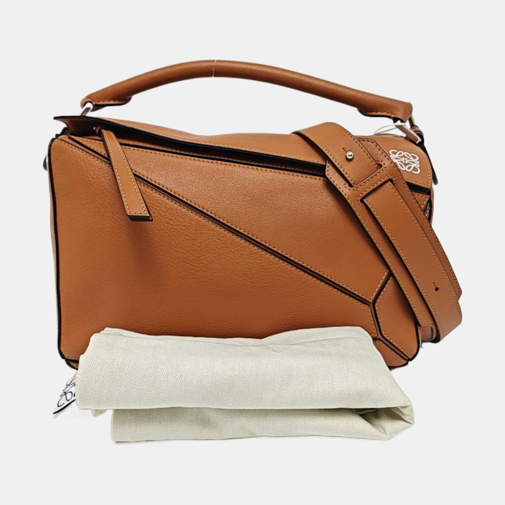 Puzzle Medium Calfskin Brown