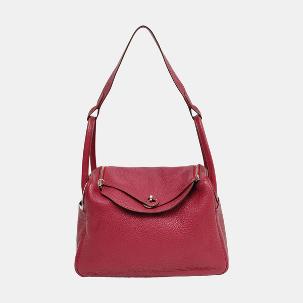 Authenticated pre-owned  Lindy 30 Clemence Red - Shoulder Bag at Looply