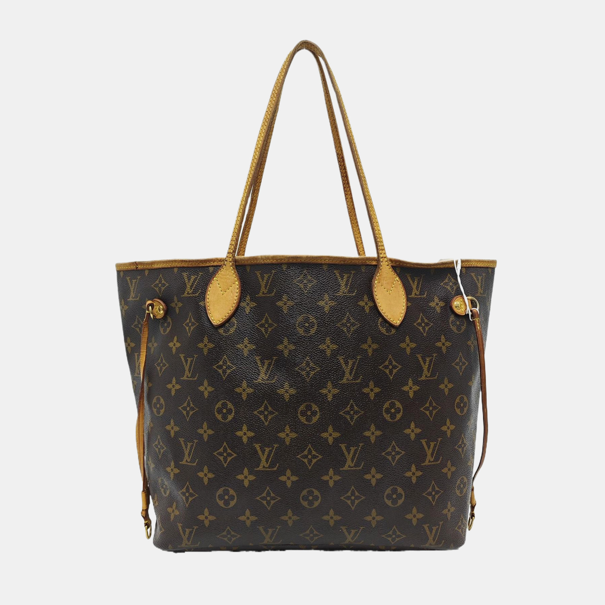 NEVERFULL MM Monogram Coated Canvas Brown