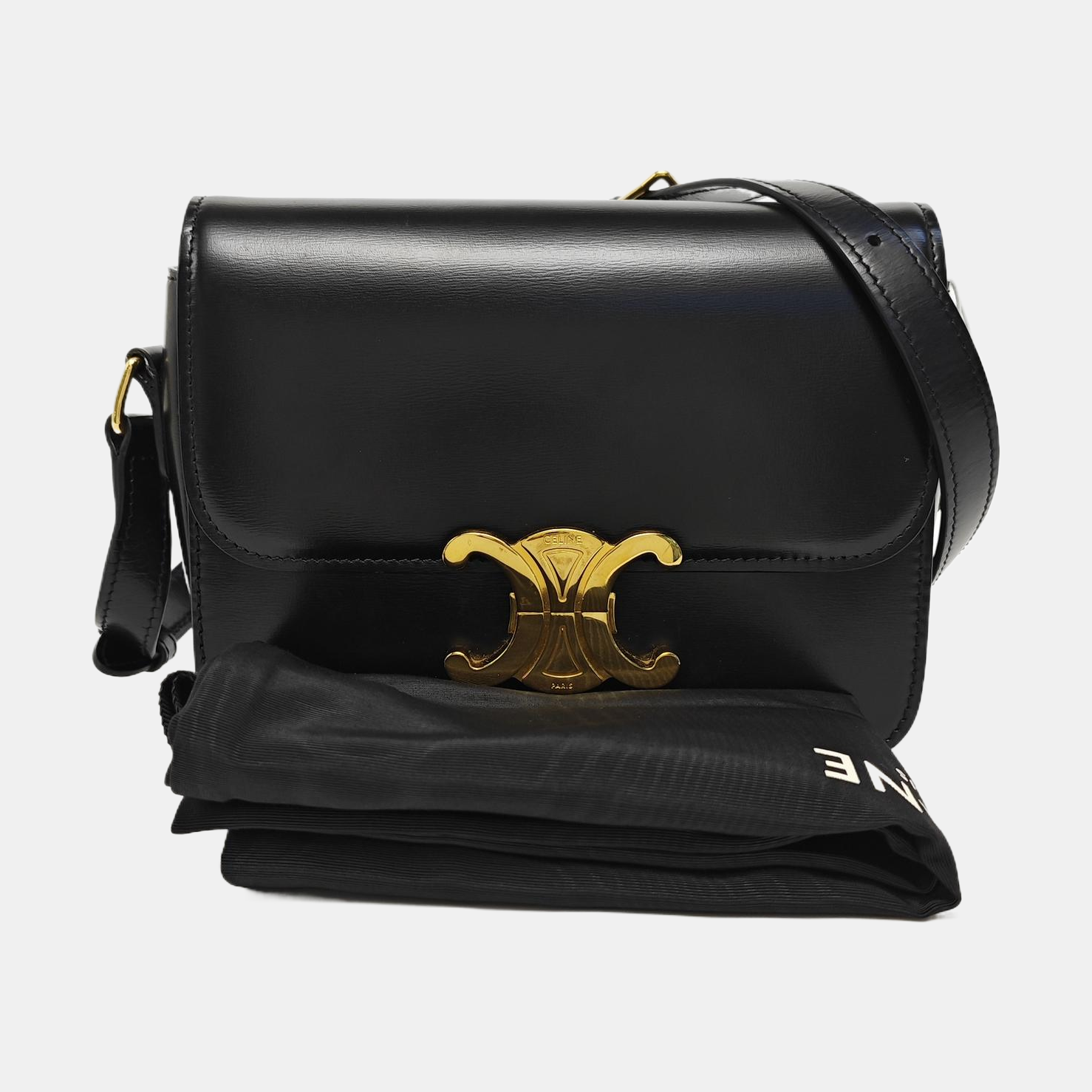 TRIOMPHE Teen Calfskin Black