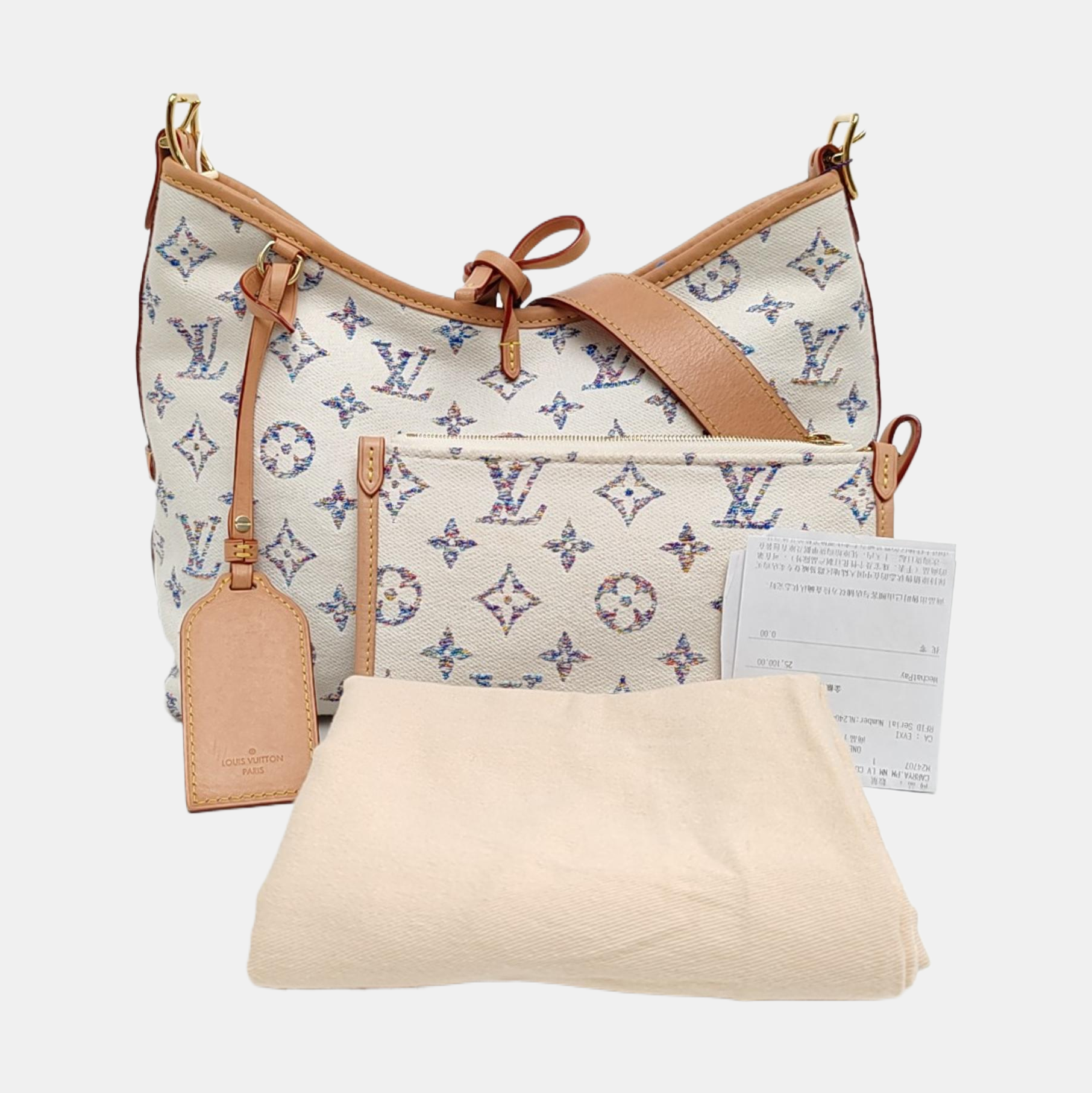 CARRYALL PM Monogram Canvas White