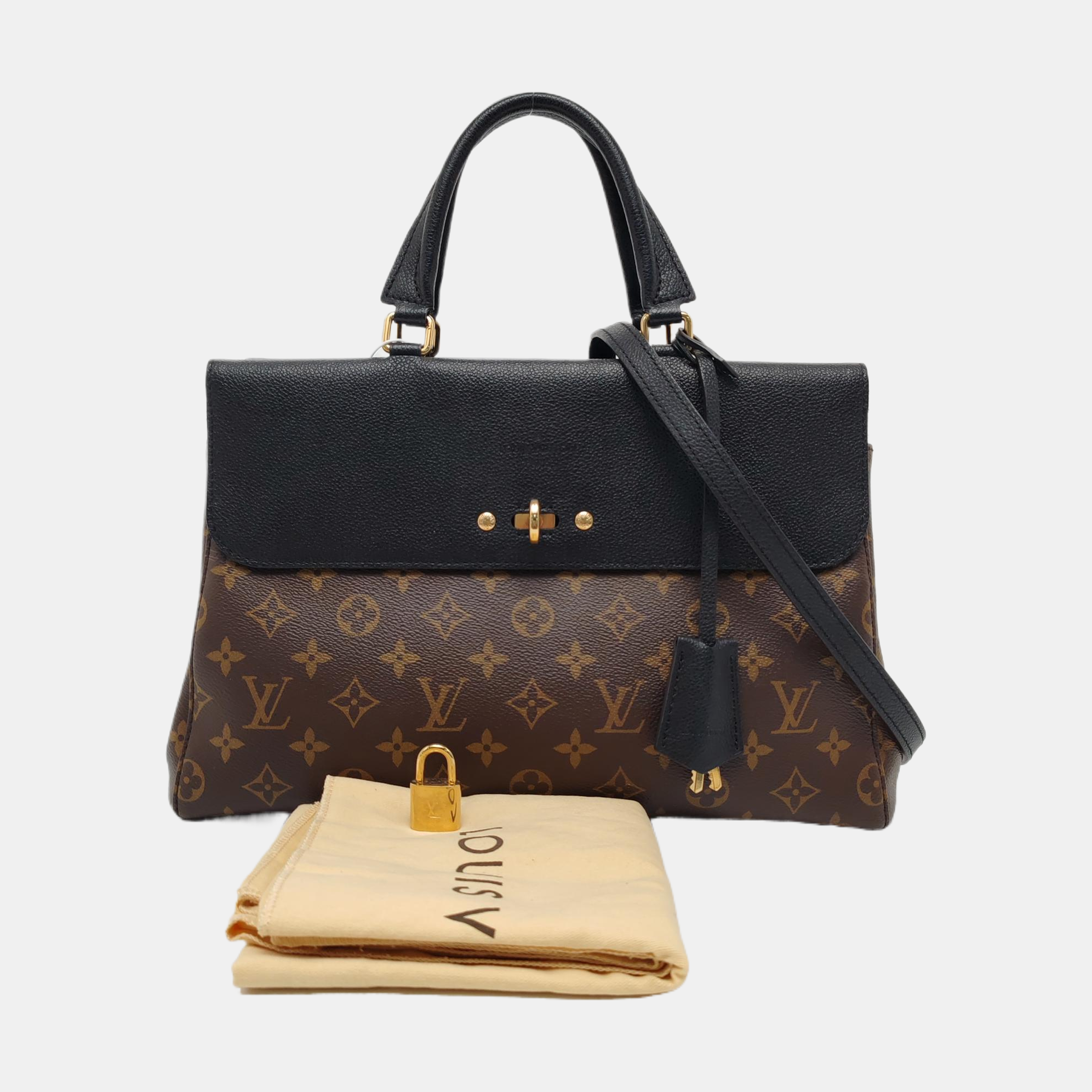 VÉNUS Monogram Coated Canvas Brown