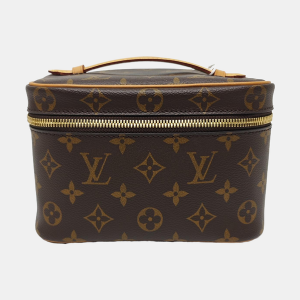 NICE Mini Monogram Coated Canvas Brown