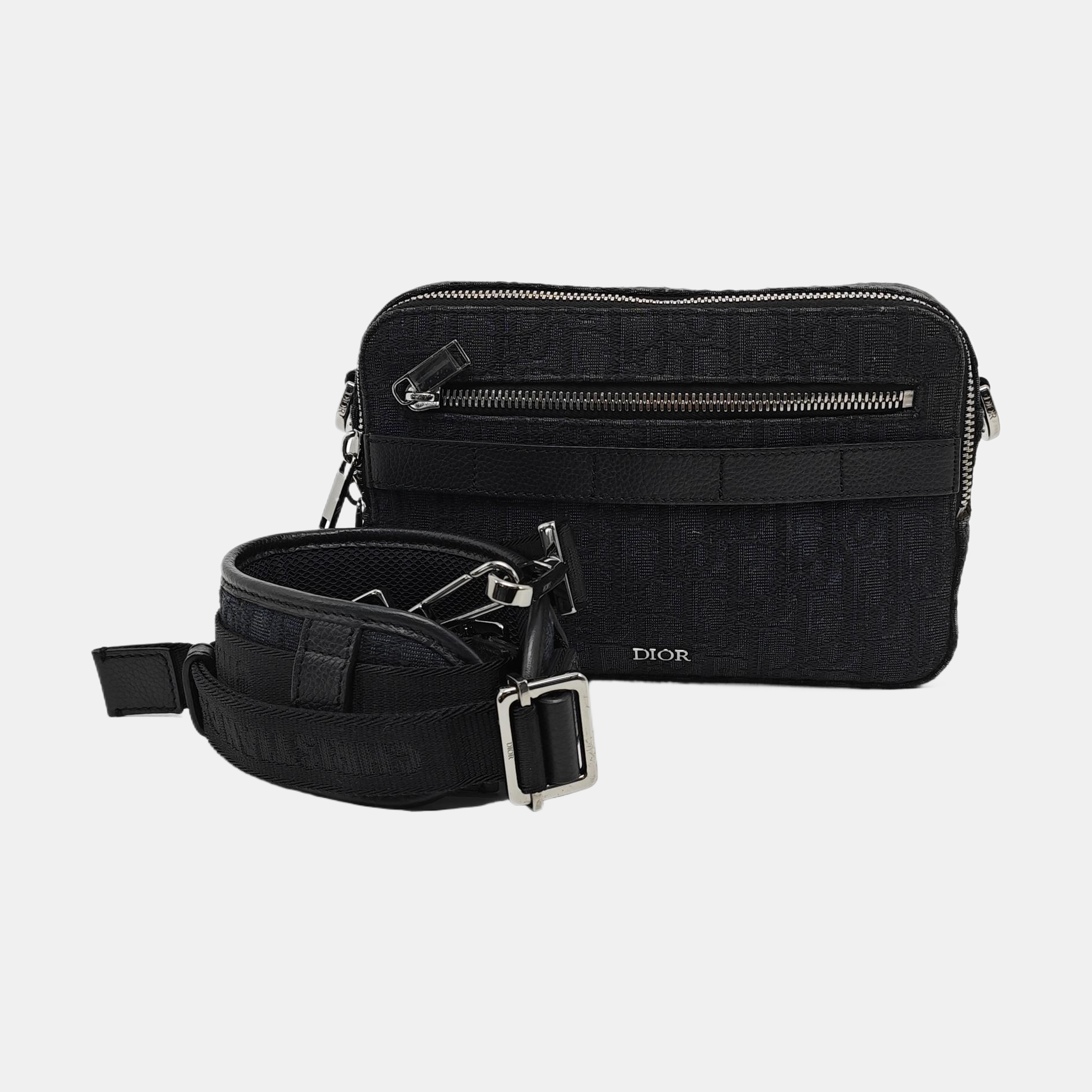 Safari Oblique Canvas Black