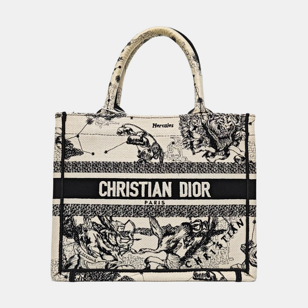 Book Tote Small Canvas White