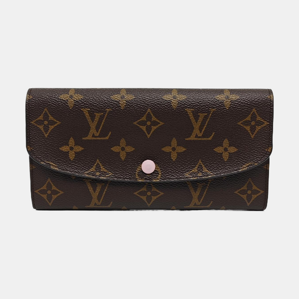 EMILIE Monogram Coated Canvas Brown