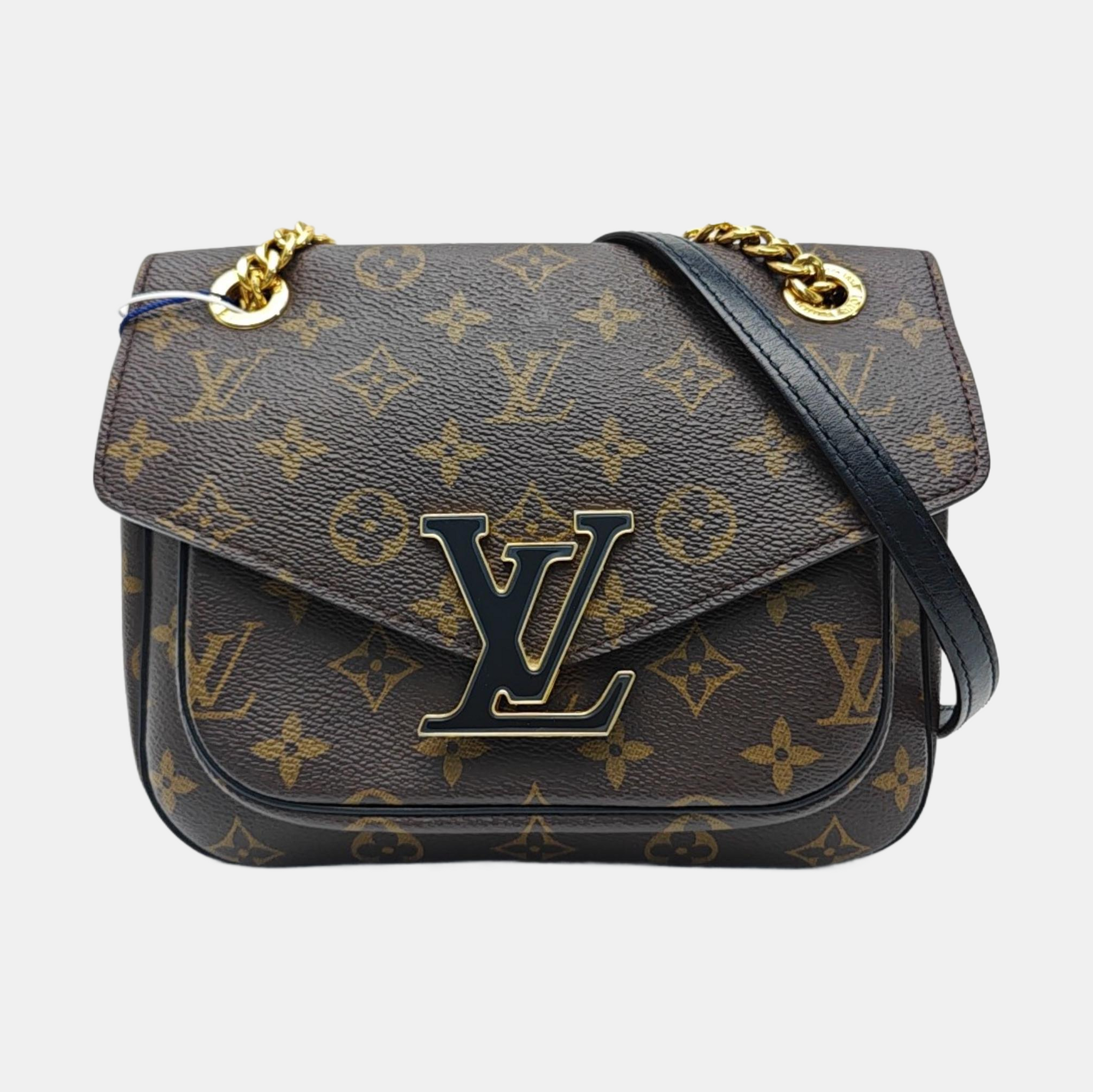 PASSY Monogram Coated Canvas Brown