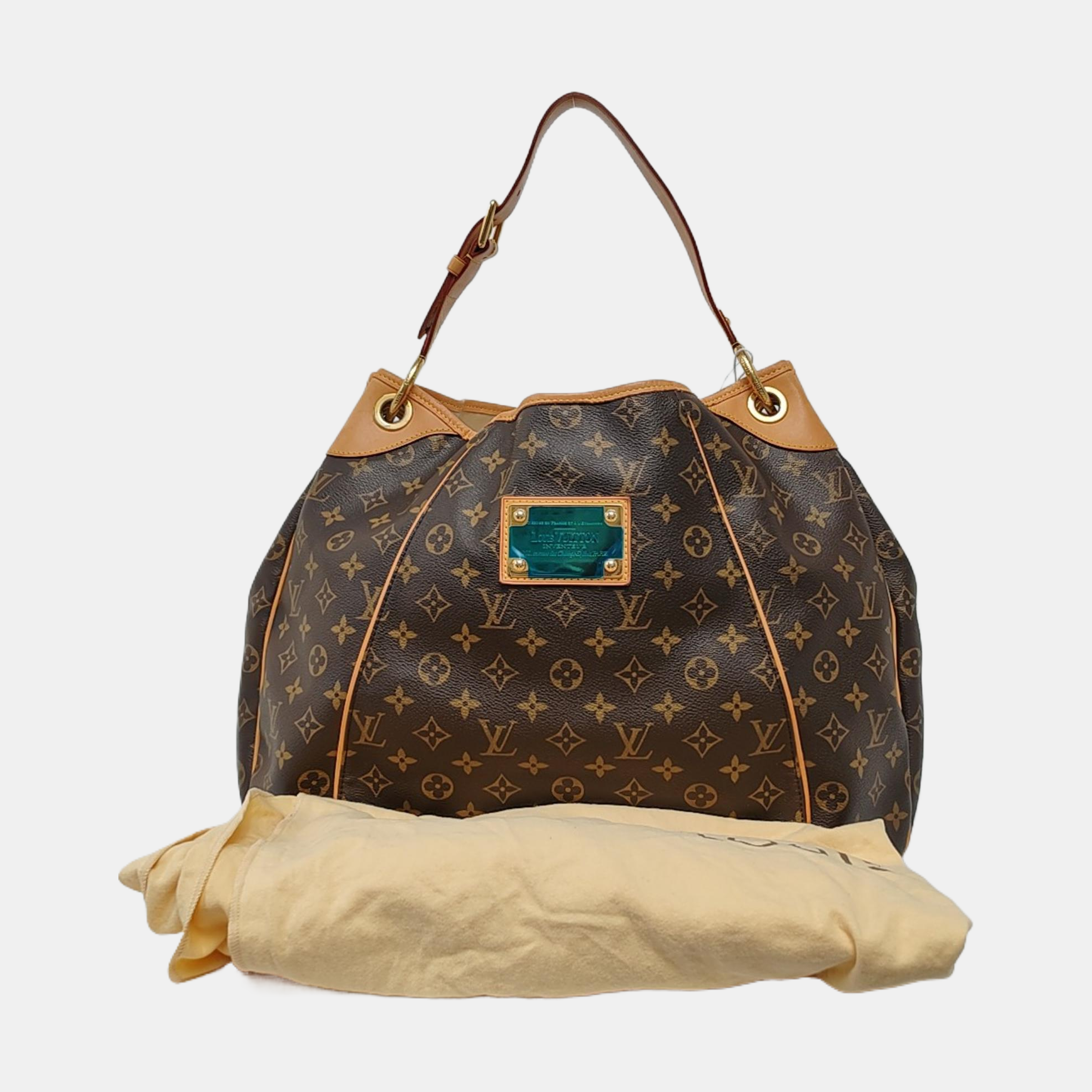 GALLIERA GM Monogram Coated Canvas Brown