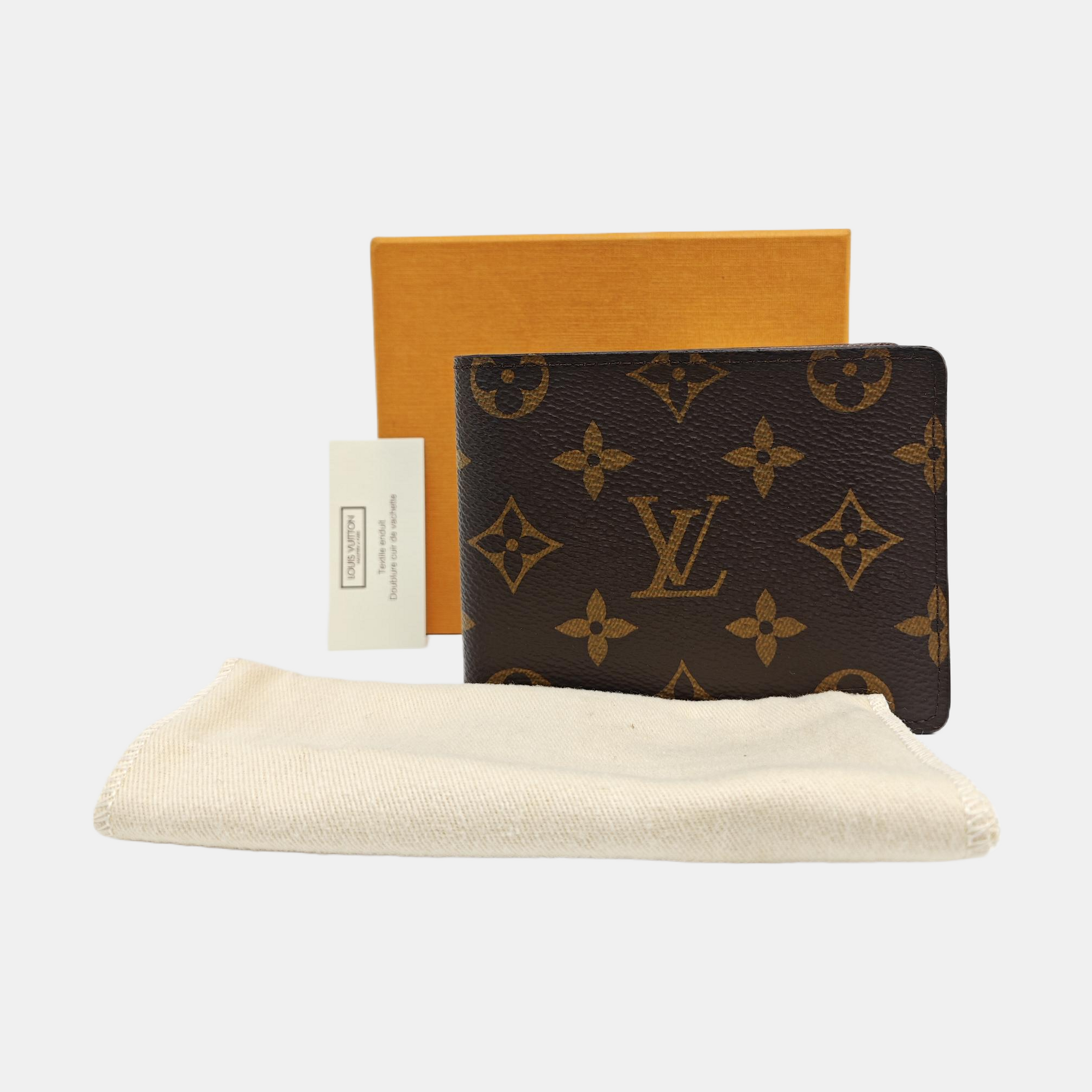 MARCO Monogram Coated Canvas Brown Wallet
