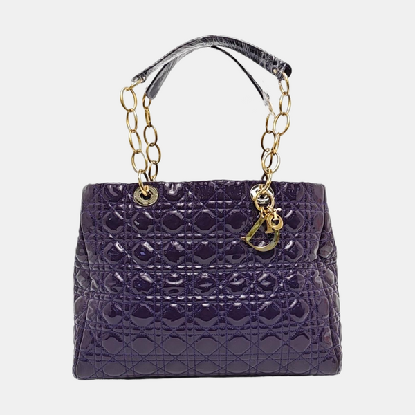 Dior Soft Cannage Patent Leather Purple