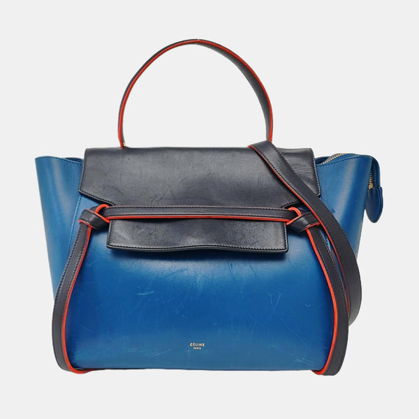 BELT Mini Calfskin Blue