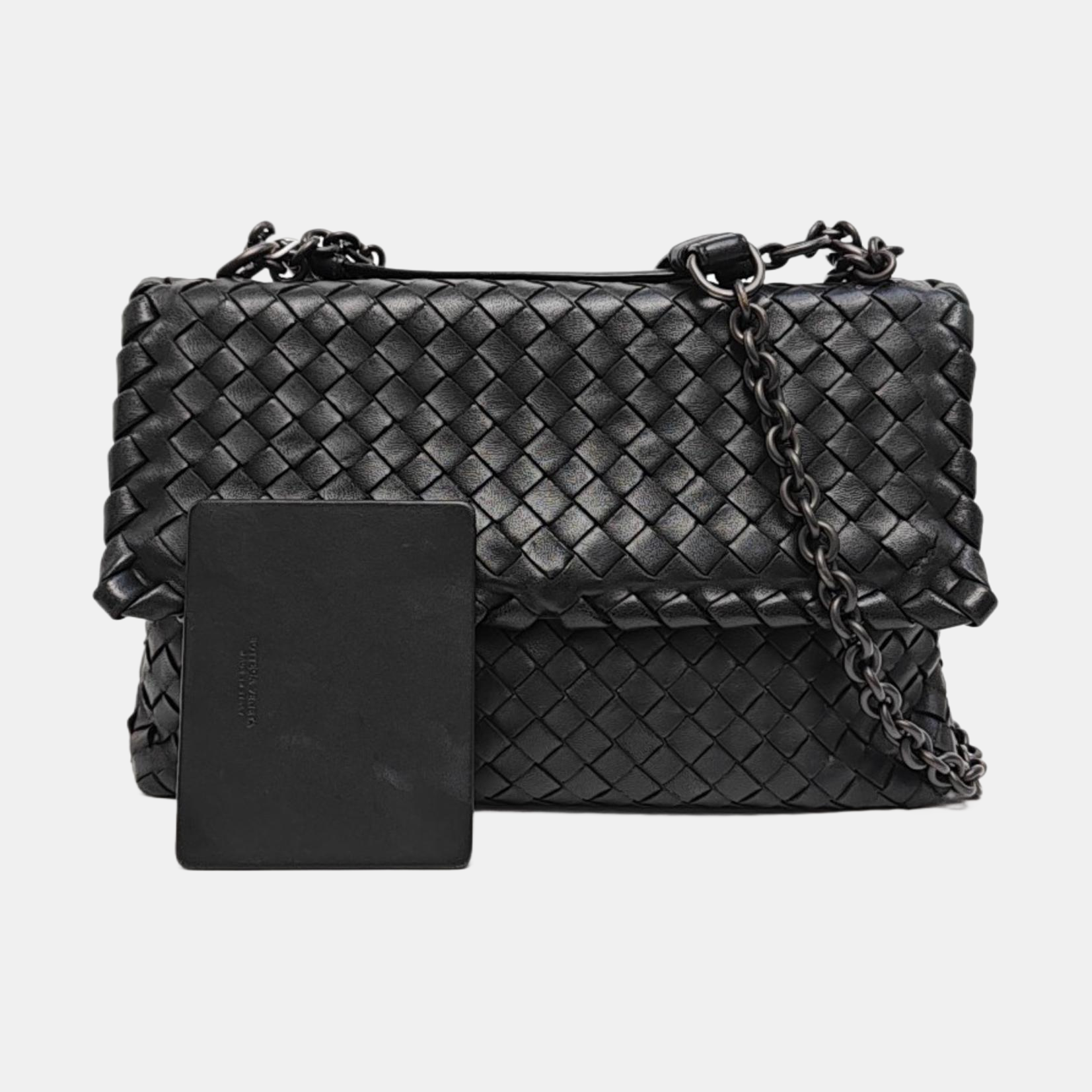 Authenticated pre-owned  Olimpia Small Lambskin Black - Shoulder Bag at Looply