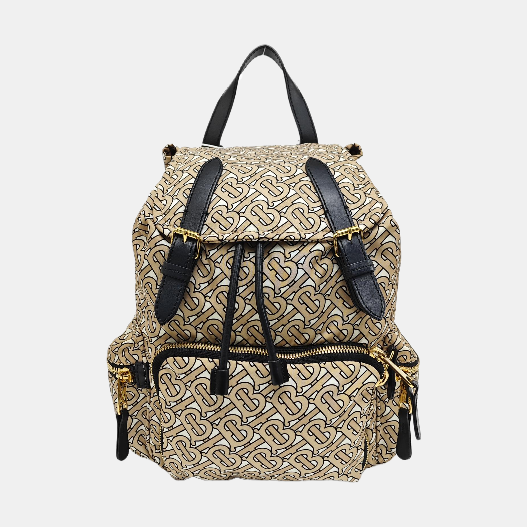 The Rucksack Medium Nylon Beige