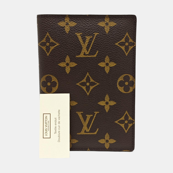 Monogram Coated Canvas Card Holder Brown