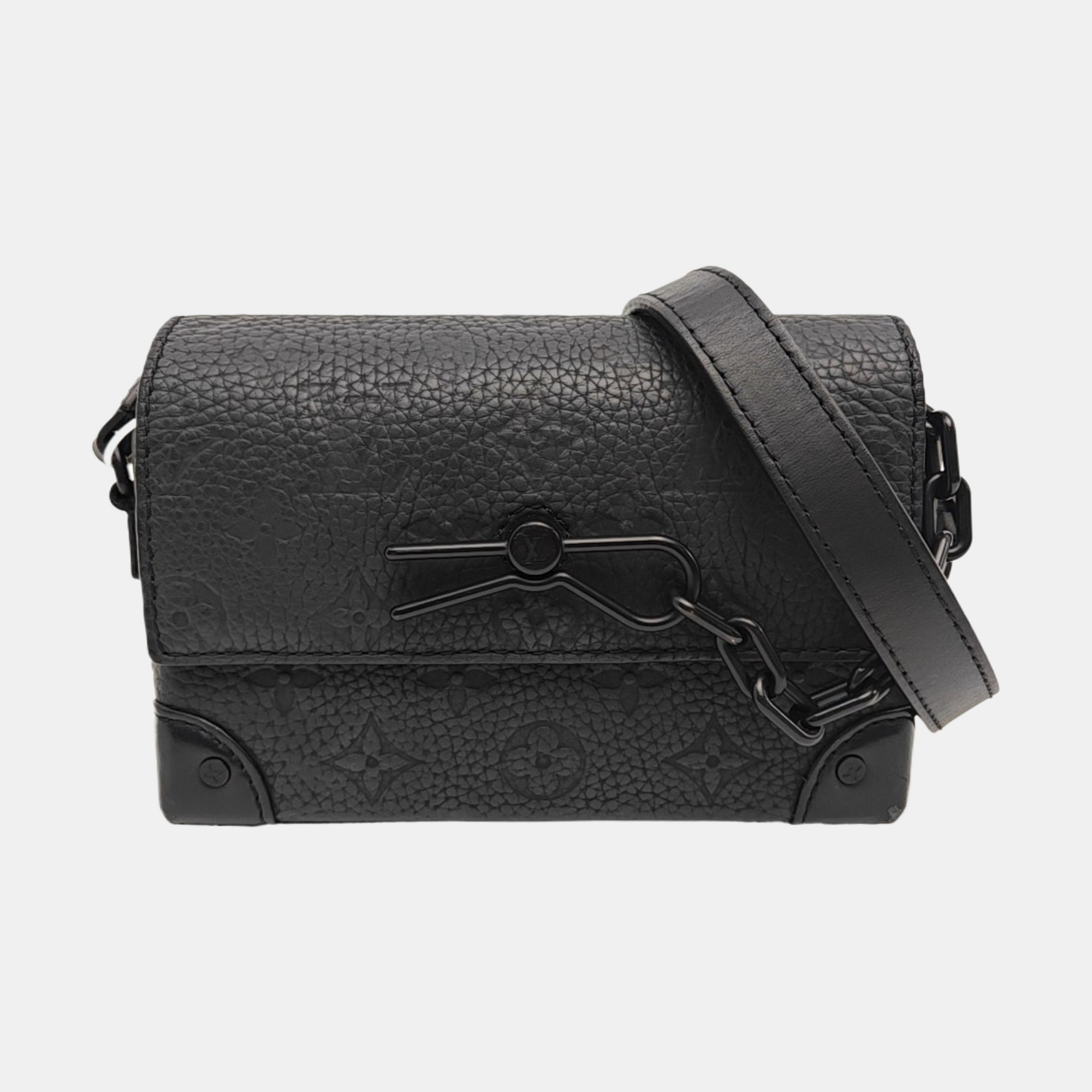 SOFT TRUNK Mini Monogram Calfskin Black