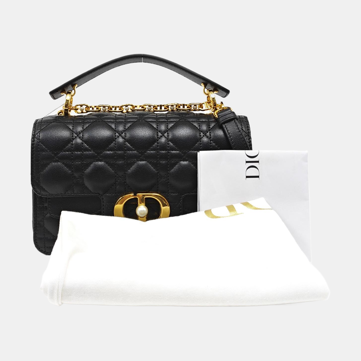 Cannage Lambskin Small Black
