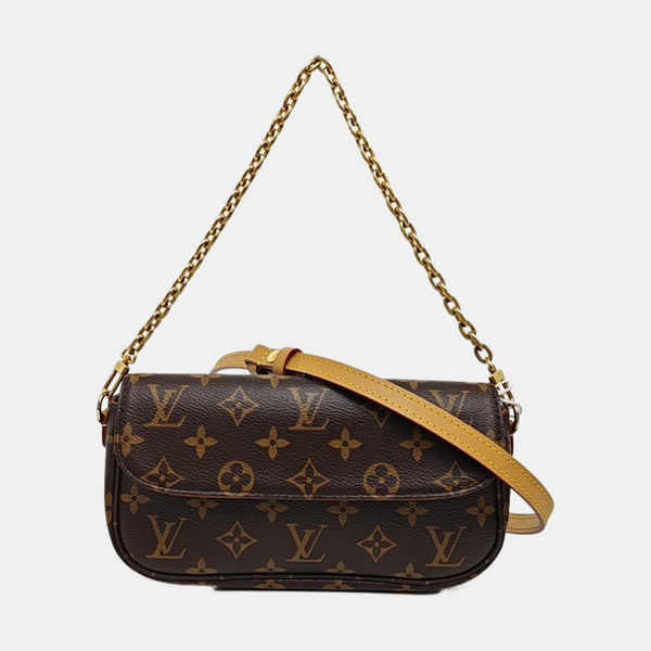 IVY Monogram Coated Canvas Brown