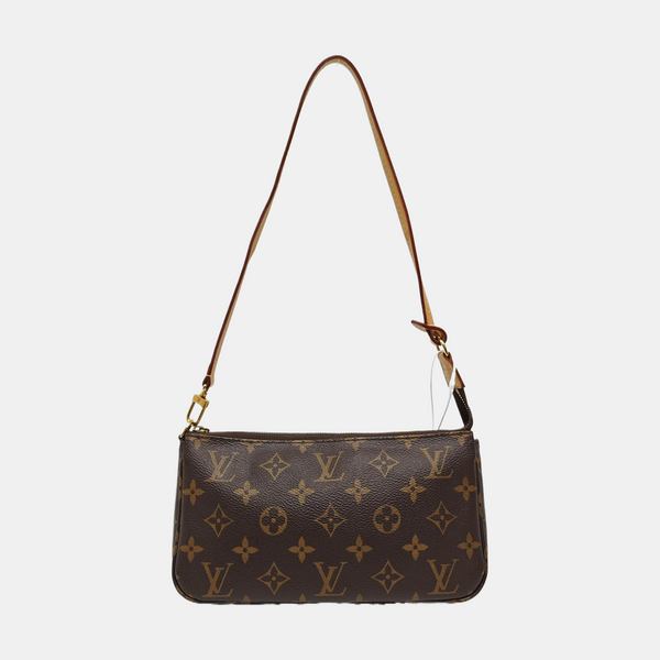 ACCESSOIRES GM Monogram Coated Canvas Brown