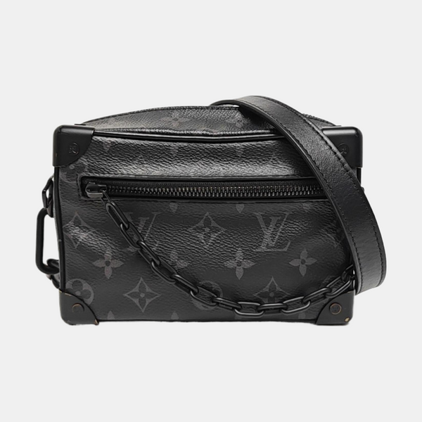 SOFT TRUNK Mini Monogram Coated Canvas Black