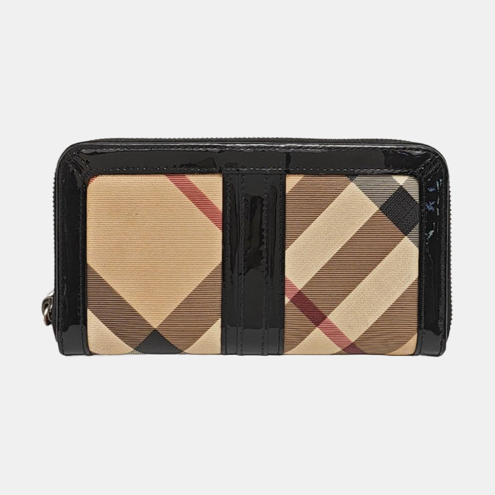 Coated Canvas Wallet Beige