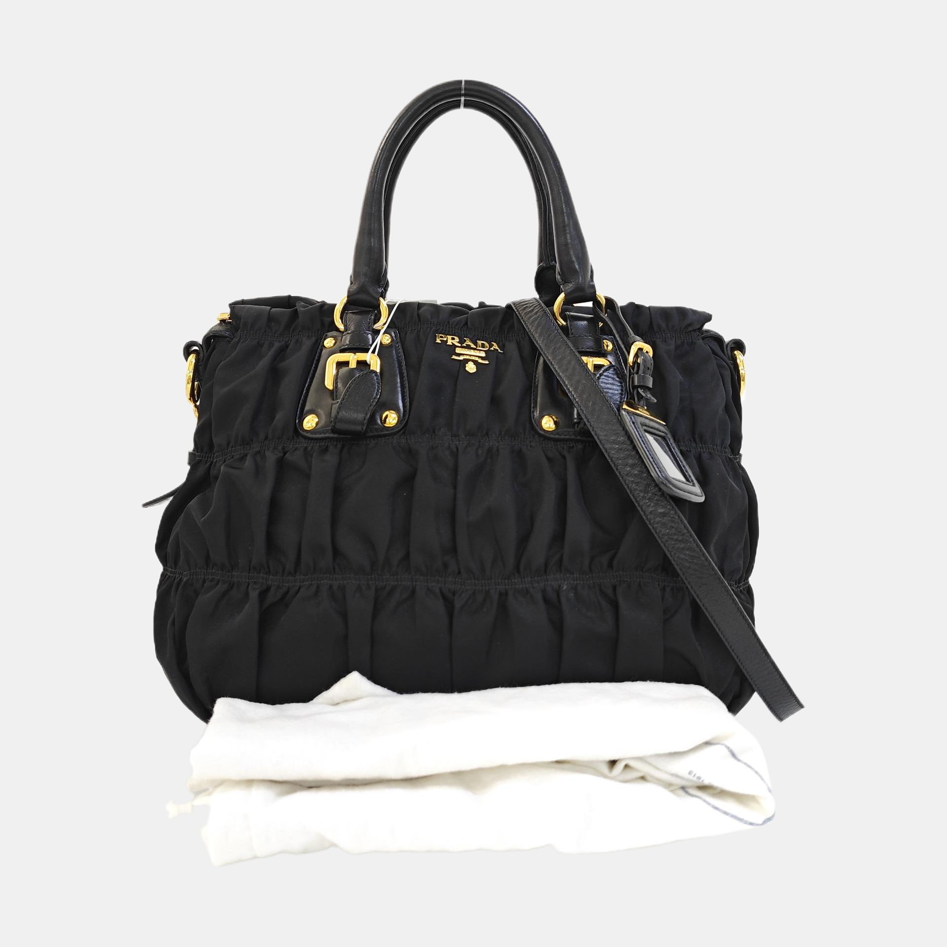 Nylon Tote Bag Black